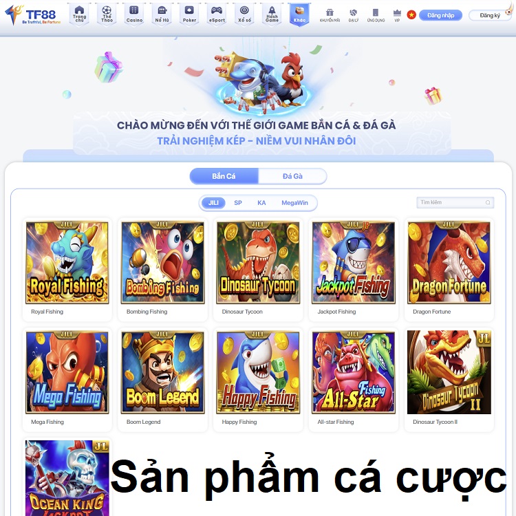 Sản phẩm cá cược