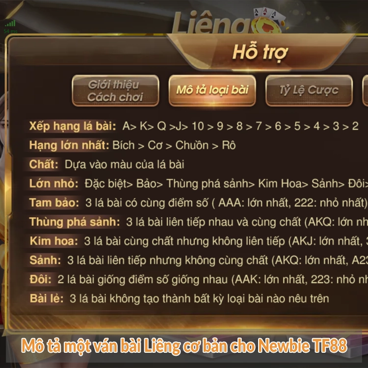 Thứ hạng & cách so bài Liêng từ chuyên gia TF88